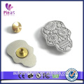 Custom flower skull metal lapel pin badge metal pin badge